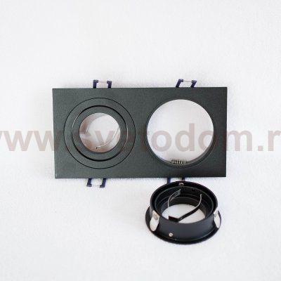 Светильник встраиваемый Maytoni DL024-2-02B черный