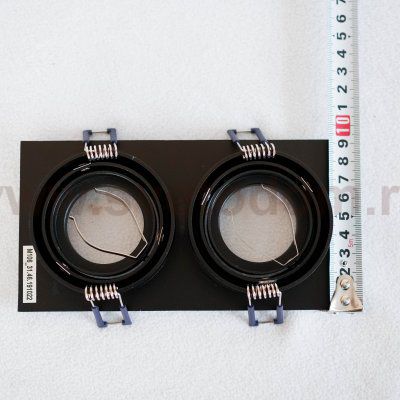 Светильник встраиваемый Maytoni DL024-2-02B черный