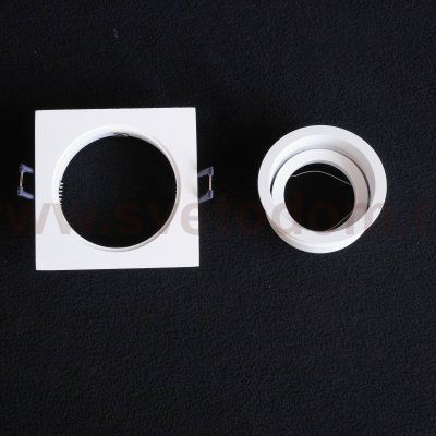 Светильник встраиваемый белый Maytoni DL026-2-01W