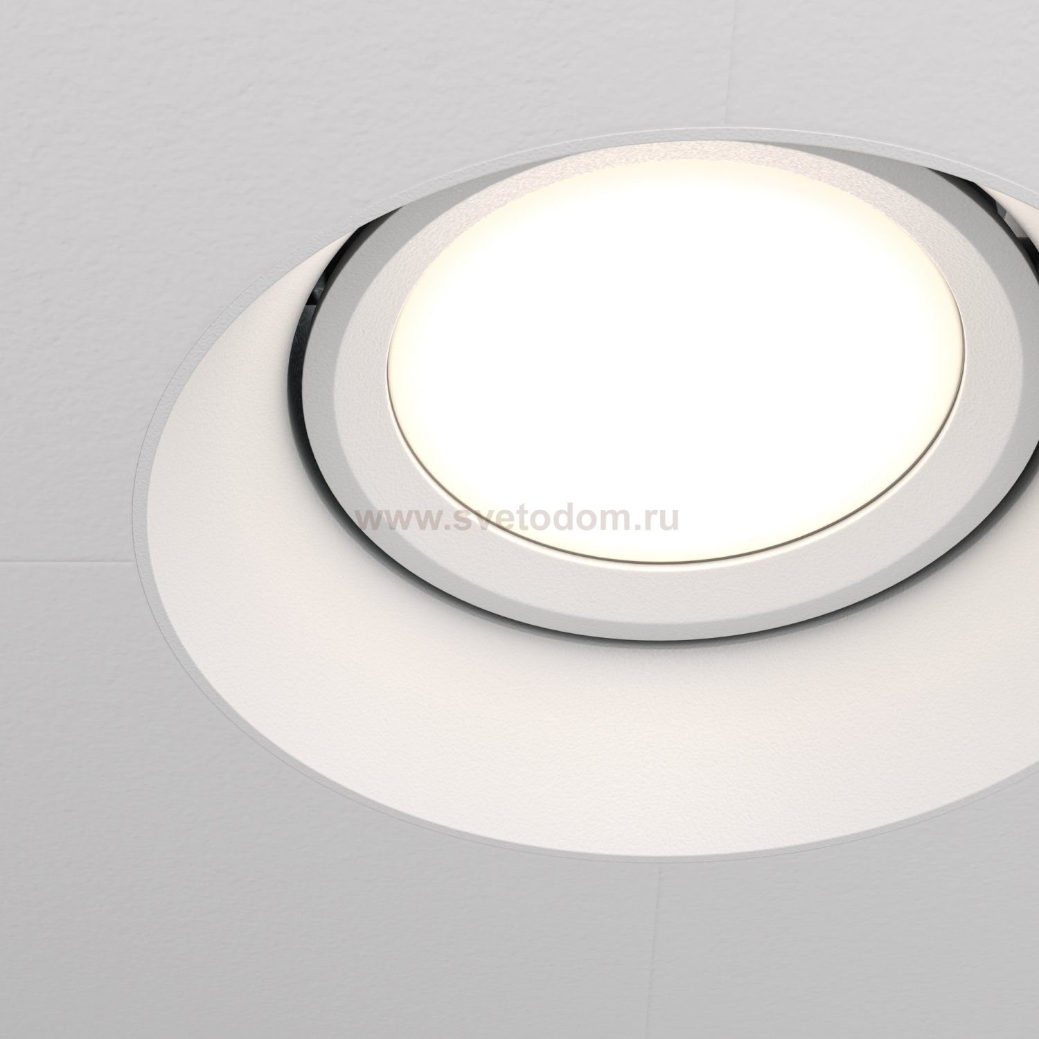 Встраиваемый светильник Maytoni DL042-01-RD-W Dot