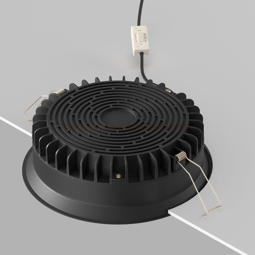 Встраиваемый светильник Maytoni DL055-24W3-4-6K-B Okno