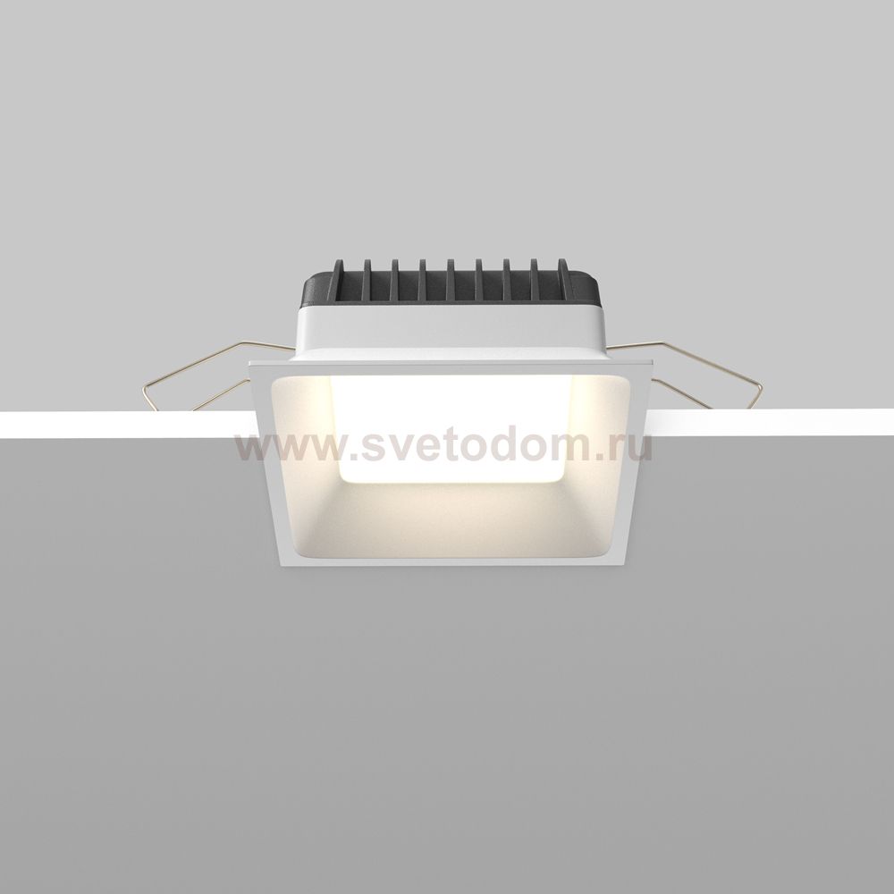 Встраиваемый светильник Maytoni DL056-12W3-4-6K-W Okno