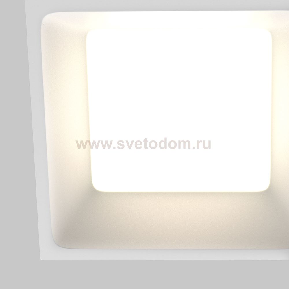 Встраиваемый светильник Maytoni DL056-12W3-4-6K-W Okno