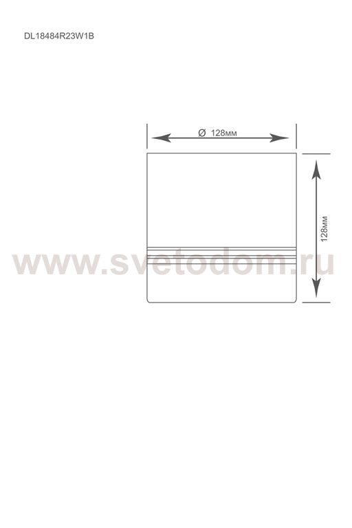 Светильник Donolux DL18484R23W1B