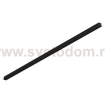 Donolux Led св-к встраиваемый, 60W, 1607х48мм, H36мм, 4630Lm, 48°, 3000К, IP20, корпус черный, черные модули, блок питания AC/DC 24V в комплекте