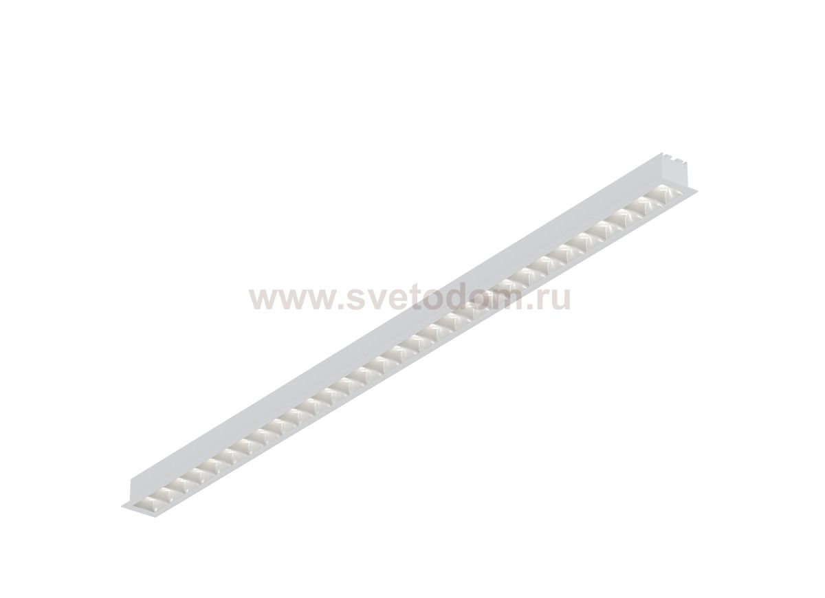 Donolux Led св-к встраиваемый, 30W, 810,9х48мм, H36мм, 2315Lm, 48°, 3000К, IP20, корпус белый, белые модули, блок питания AC/DC 24V в комплекте
