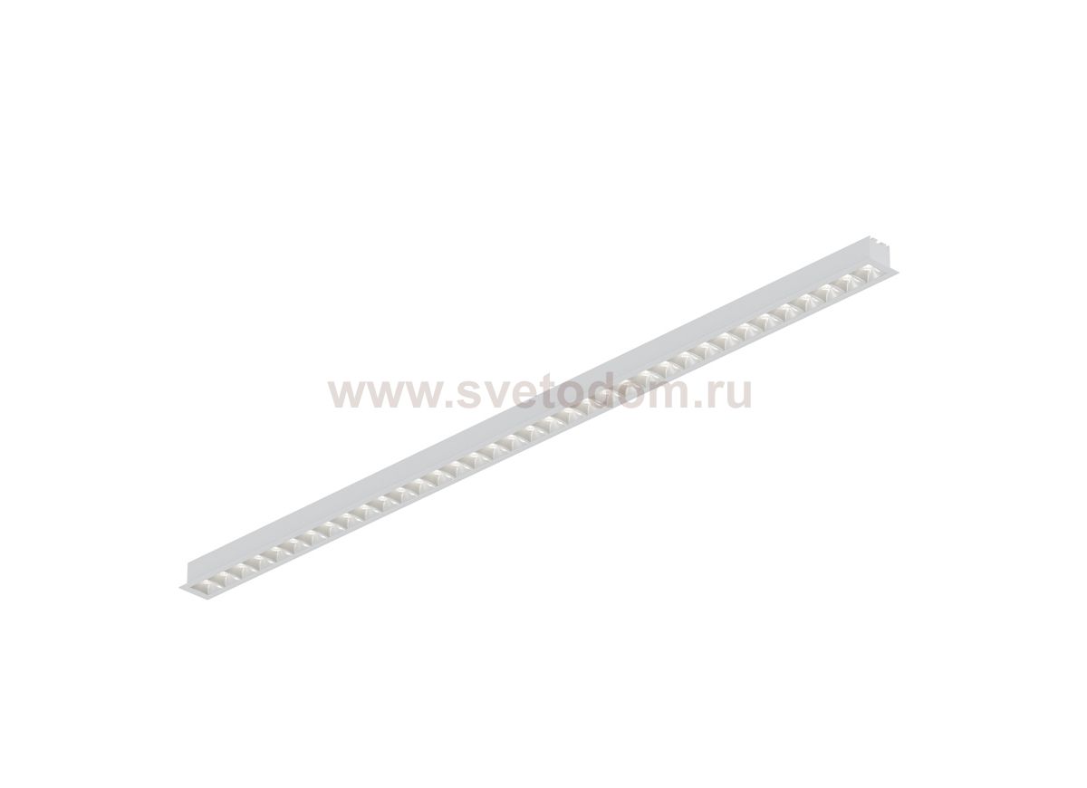 Donolux Led св-к встраиваемый, 36W, 971,2х48мм, H36мм, 2775Lm, 48°, 3000К, IP20, корпус белый, белые модули, блок питания AC/DC 24V в комплекте
