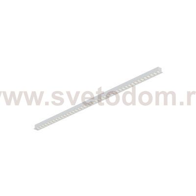 Donolux Led св-к встраиваемый, 42W, 1180х48мм, H36мм, 3240Lm, 48°, 3000К, IP20, корпус белый, белые модули, блок питания AC/DC 24V в комплекте