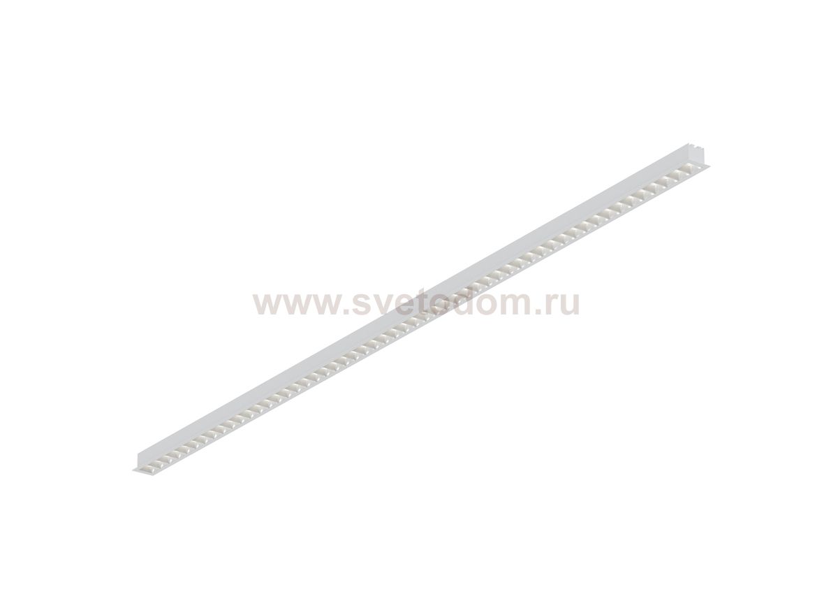Donolux Led св-к встраиваемый, 54W, 1448х48мм, H36мм, 4387Lm, 34°, 3000К, IP20, корпус белый, белые модули, блок питания AC/DC 24V в комплекте