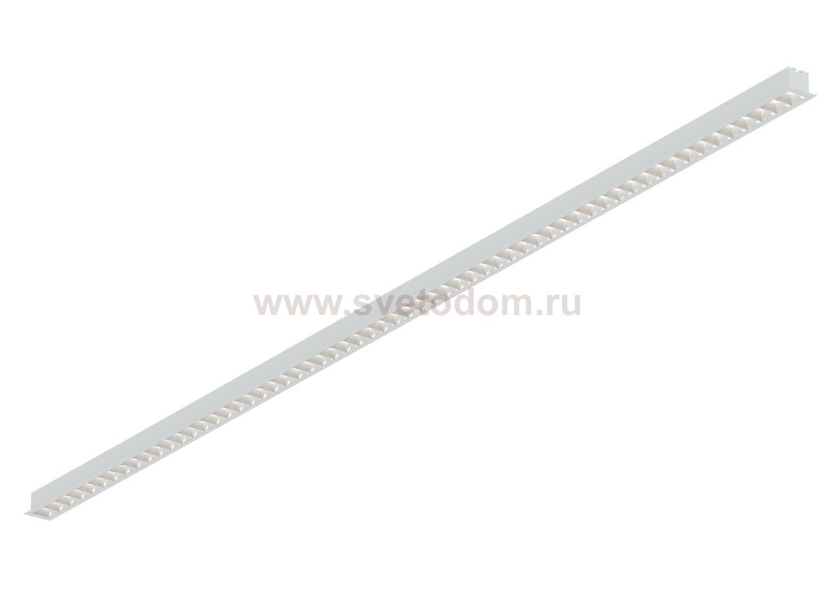 Donolux Led св-к встраиваемый, 66W, 1766х48мм, H36мм, 5082Lm, 48°, 3000К, IP20, корпус белый, белые модули, блок питания AC/DC 24V в комплекте