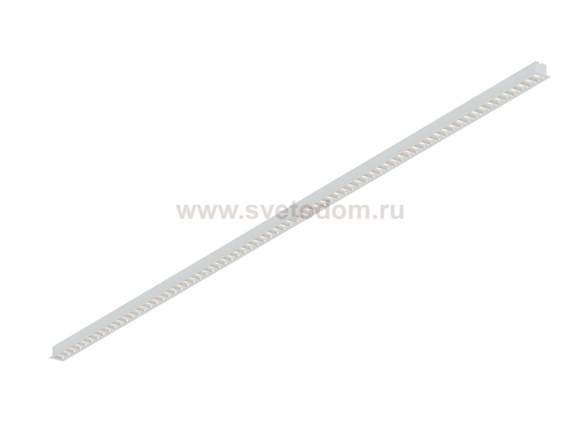 Donolux Led св-к встраиваемый, 72W, 1925х48мм, H36мм, 5544Lm, 48°, 3000К, IP20, корпус белый, белые модули, блок питания AC/DC 24V в комплекте