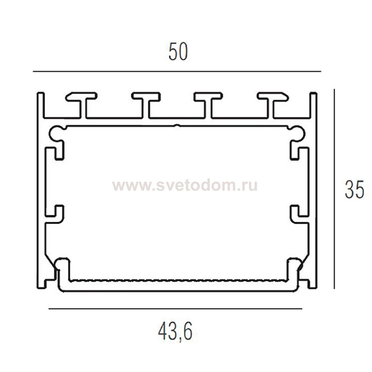 Алюминиевый профиль Donolux DL18511S