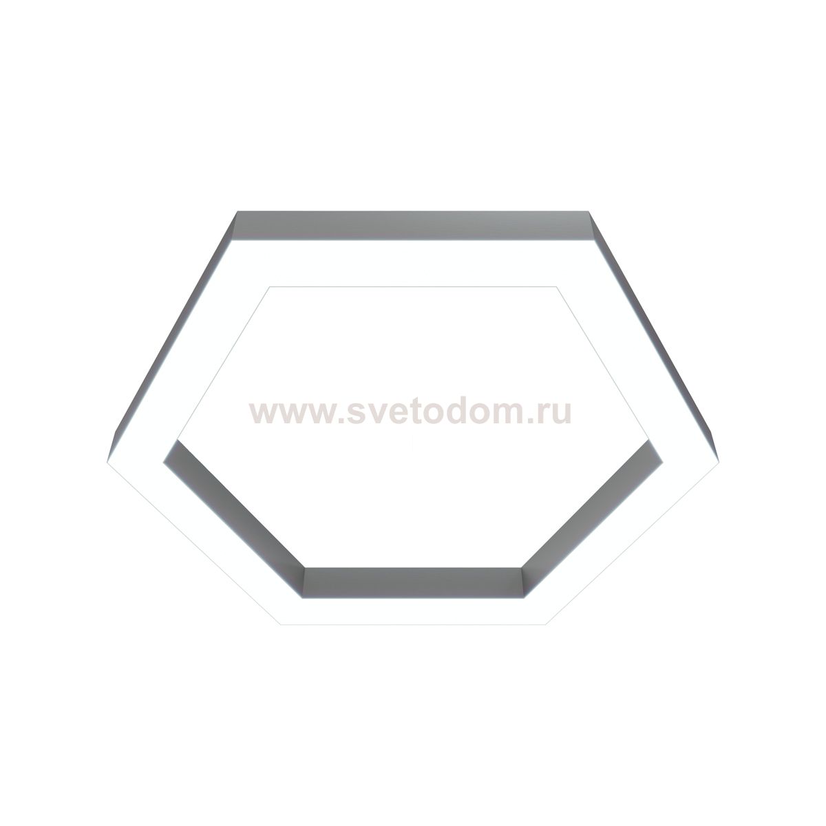 Donolux накладной светодиодный светильник, 69 Ватт, 4750Lm, 4000К, IP20, 600х520мм, H73мм, Алюминий