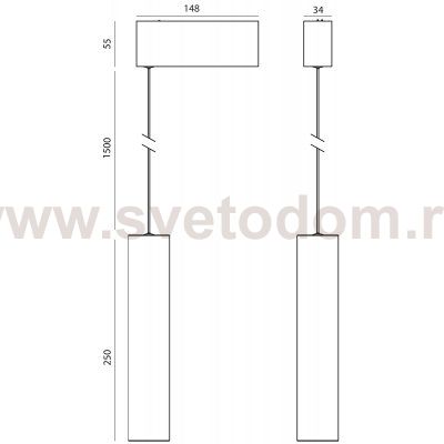 Donolux DL18792/01M Black 4000К