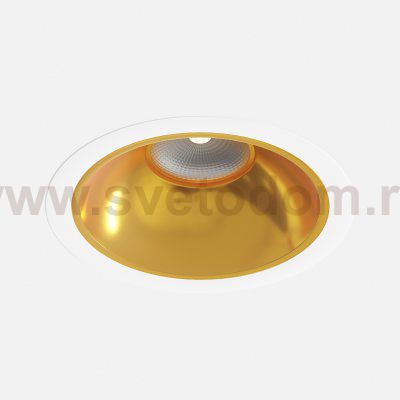 Donolux Led св-к встраиваемый, GU10, D115хH45мм, IP20, белый RAL9003, без лампы