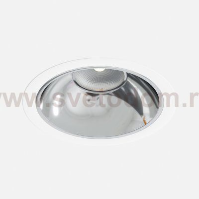 Donolux Led св-к встраиваемый, GU10, D115хH45мм, IP20, белый RAL9003, без лампы