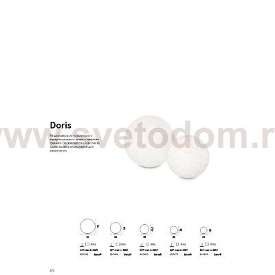 Ideal Lux DORIS PT1 D78