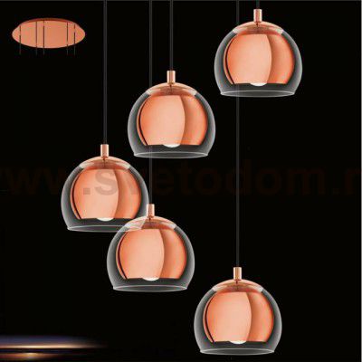 Подвесной потолочный светильник (люстра) ROCAMAR 1 Eglo 98595