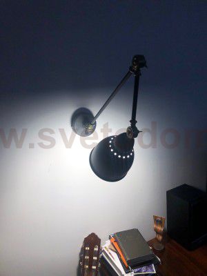 Светильник бра на штанге Arte Lamp A2055AP-1BK BRACCIO