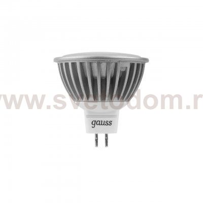 Лампа Gauss LED MR16 GU5.3 5W SMD AC220-240V 2700K FROST (EB101505105)
