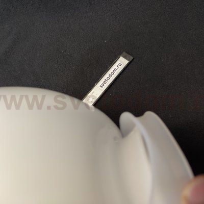 Плафон стеклянный белый 200мм к уличным светильникам Eglo NISIA GL2852-glass