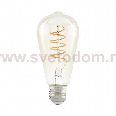 Лампа светодиодная филаментная &quot Спираль&quot ST64 Eglo 11681