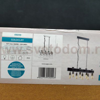 Подвесной потолочный светильник (люстра) GOLDCLIFF Eglo 49099