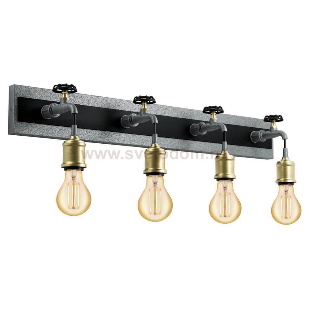 Светильник настенный бра лофт стиля 4*E27 Eglo 49104