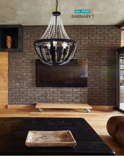 Подвесной потолочный светильник (люстра) BARNABY 1 Eglo 49539