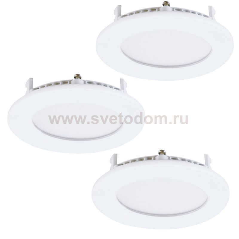 Набор из трех светод. встраив. свет-ков FUEVA 3 Eglo 75424