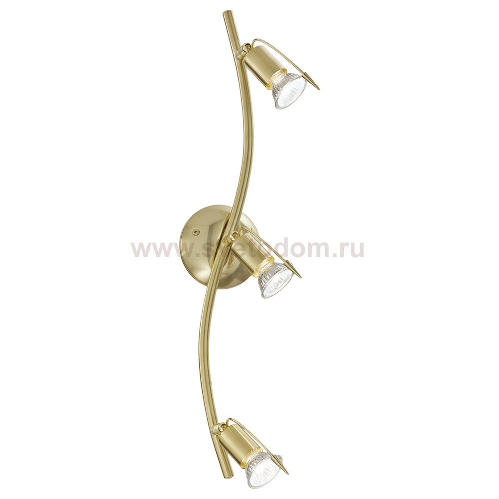 Спот FLECTION 3X50W(GU10) матовая латунь Eglo 80511