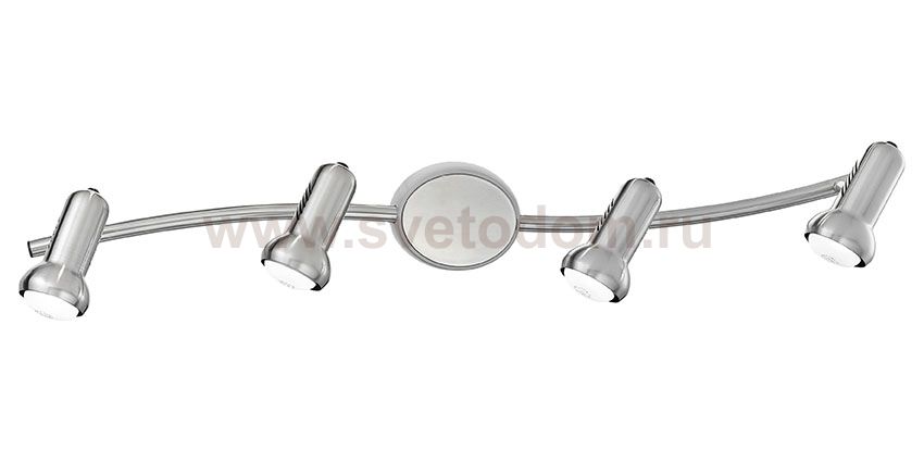 Спот DALLAS 4X40W(E14) матовый никель Eglo 86677