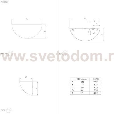 Бра Eglo 900343 TANURA