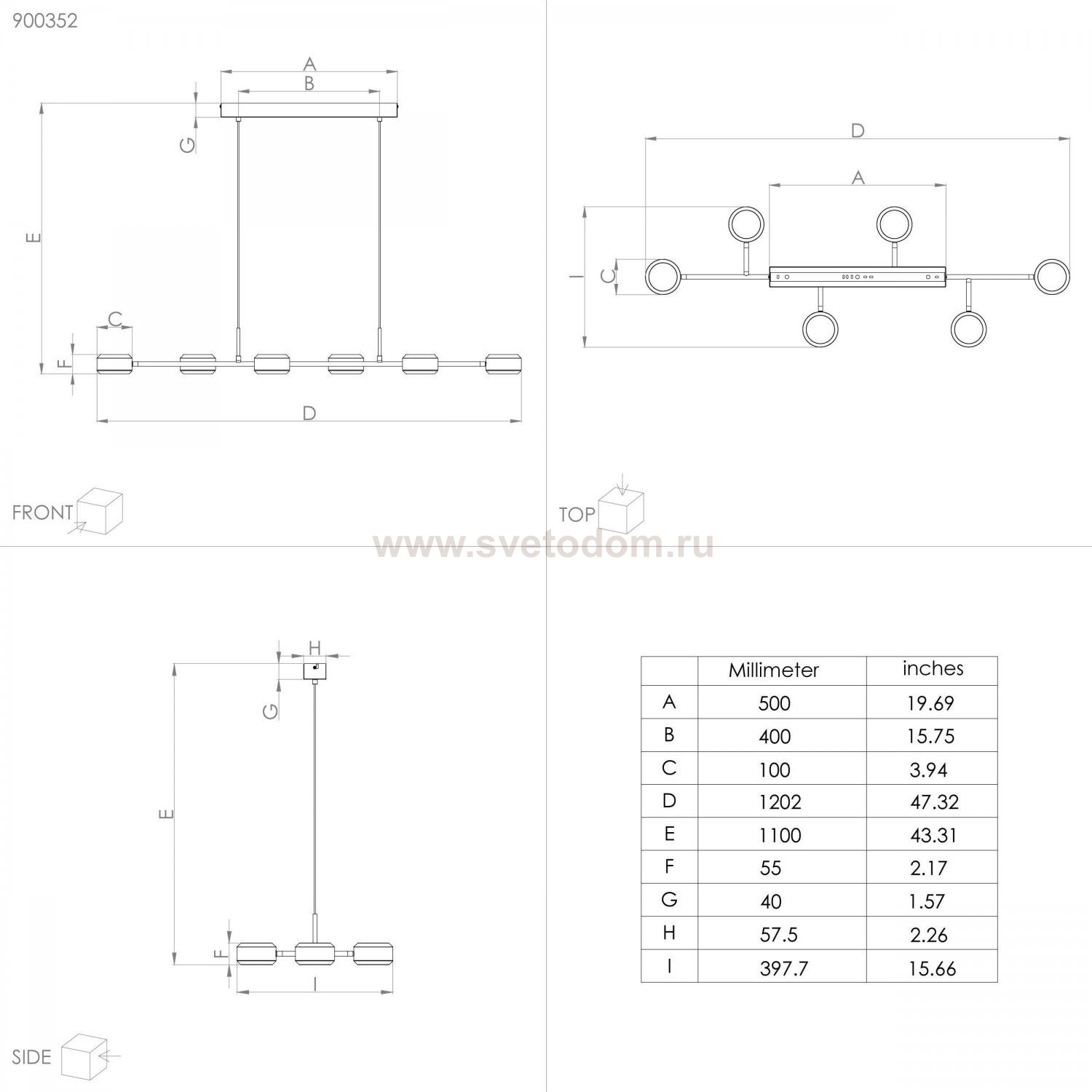 Подвесной светильник Eglo 900352 CLAVELLINA