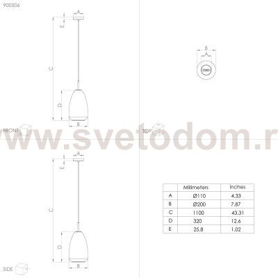 Подвесной светильник Eglo 900506 ALOBRASE