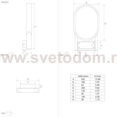 Бра Eglo 900632 CODRIALES