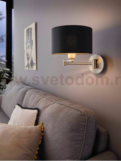 Текстильный светильник бра Eglo 95054 MASERLO