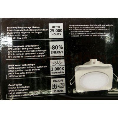 Встраиваемый светильник IP44 Eglo 95921 PINEDA 1