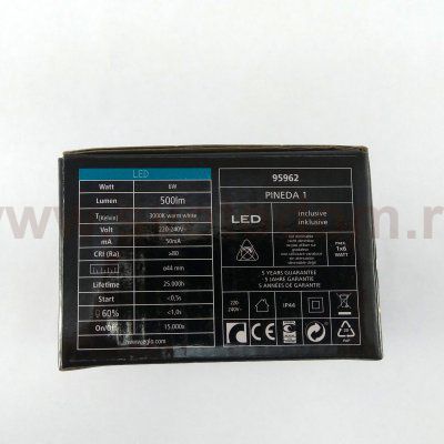 Встраиваемый светильник IP44 Eglo 95962 PINEDA 1