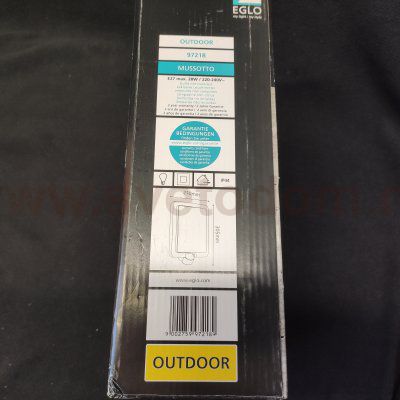 Уличный светильник наcтенный с датчиком движения Eglo 97218 MUSSOTTO