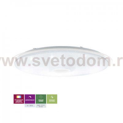 Светодиодная потол. светильник LANCIANO димм. с рег-кой темп. цвета Eglo 97738