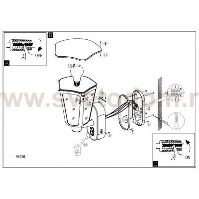 Светильник Eglo 98029