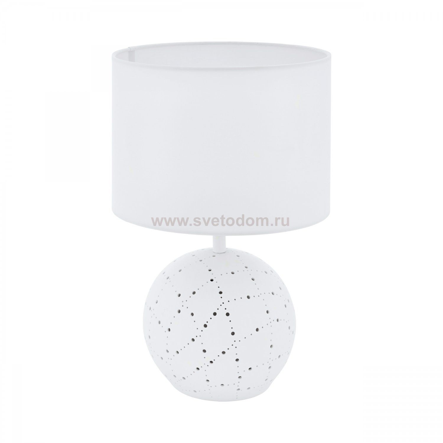 Настольная керамическая лампа с абажуром Eglo 98381 MONTALBANO