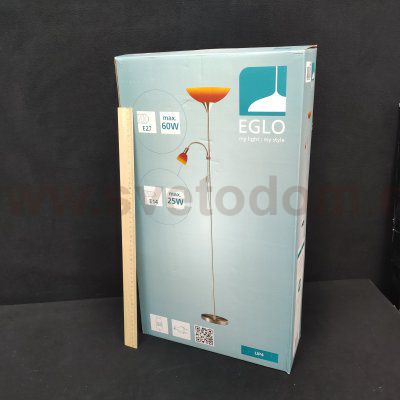 Плафон стеклянный красно-желтый к торшеру 86654 Eglo GL1094 300*88мм E27