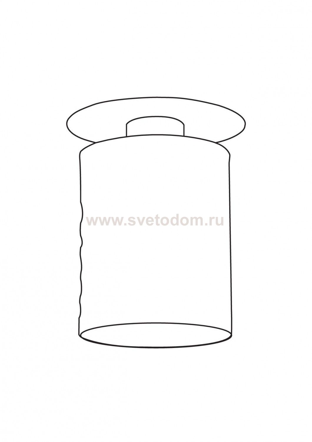 Плафон стекло Eglo GL1911 к арт. 89002 SPIKE 1 (93*80мм)