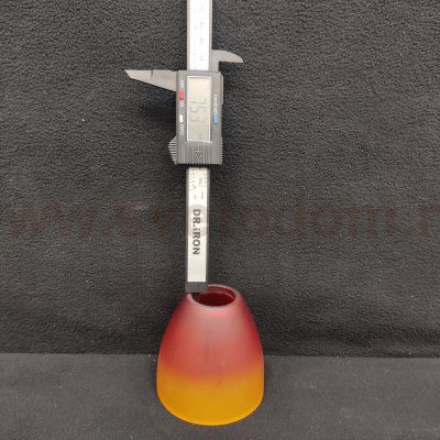 Плафон боковой подсветки торшера красно желтый 86654 Eglo GL2061 80*75мм E14