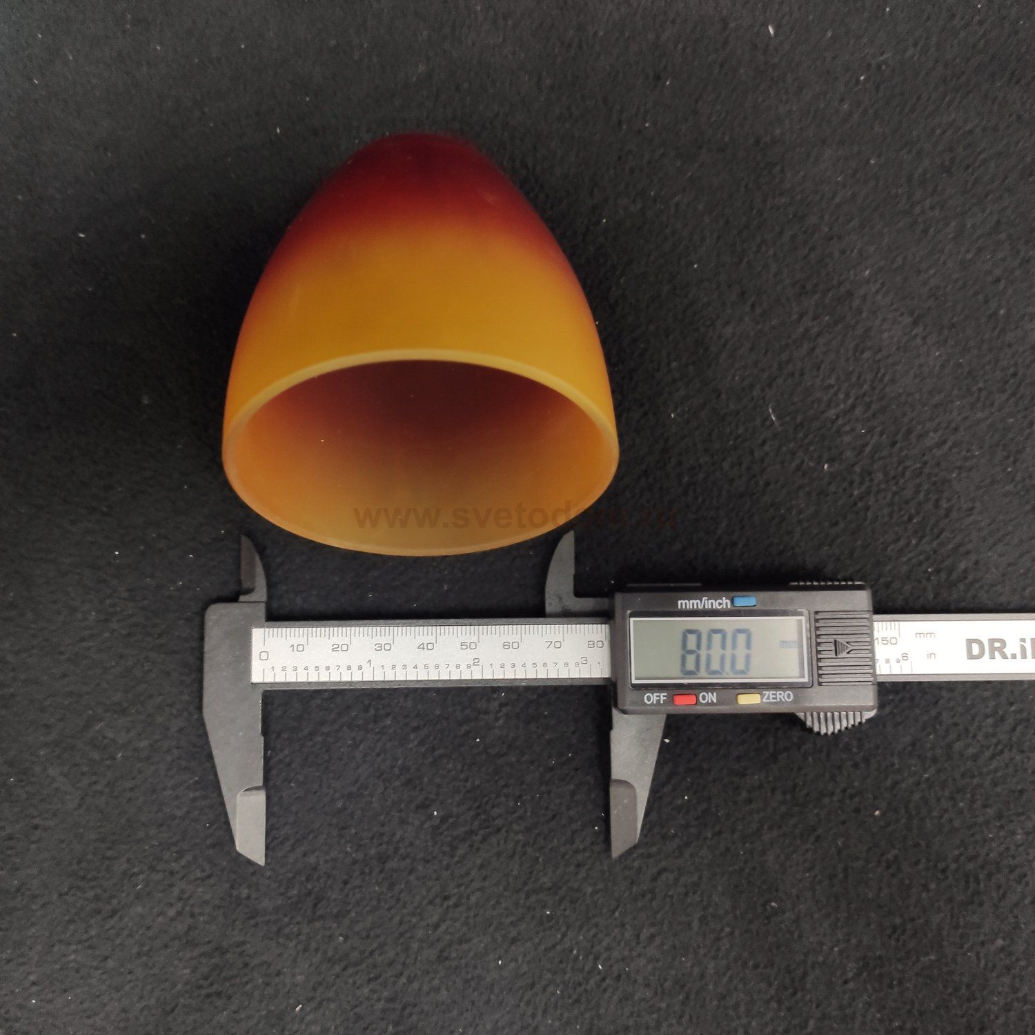 Плафон боковой подсветки торшера красно желтый 86654 Eglo GL2061 80*75мм E14