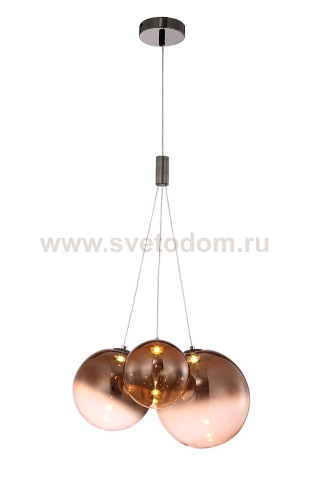 Светильник подвесной Crystal Lux ELCHE SP3 COPPER (0480/303)