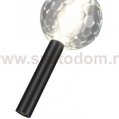 Crystal lux ELVIRA SP8W LED 4000K BLACK