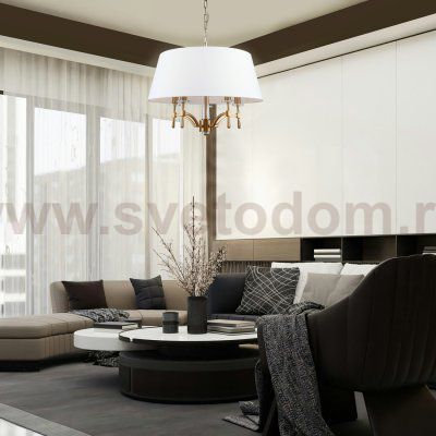 Подвесной светильник Escada 10163/5PL E14*40W Brass